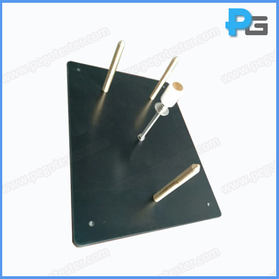 Test Fixture with Three-Pointed Metallic Supports